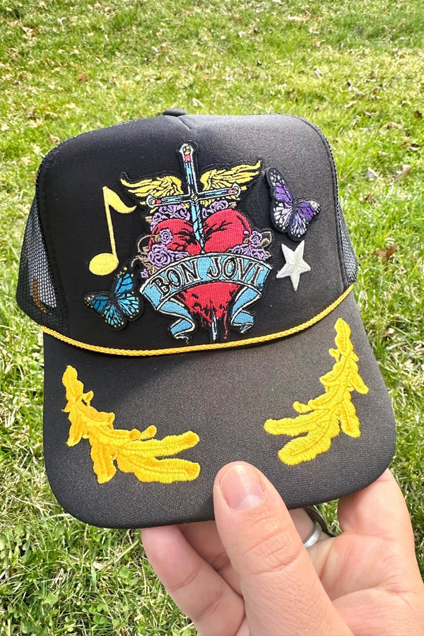 ONE OF A KIND Bon Jovi Trucker Hat Wild Bohemian 