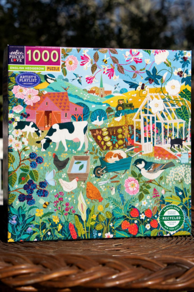 English Hedgerow 1000 Piece Puzzle Wild Bohemian 