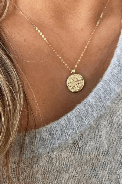 14k Gold Filled Lucky Lady Necklace Wild Bohemian 