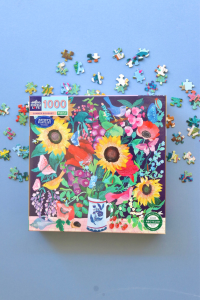 Summer Bouquet 1000 Piece Puzzle Wild Bohemian 