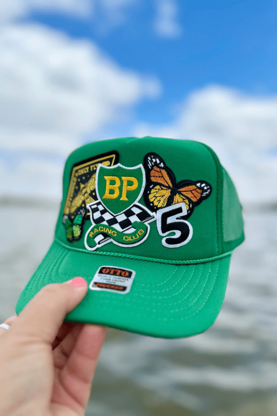 ONE OF A KIND “Racing Club” Trucker Hat Wild Bohemian 