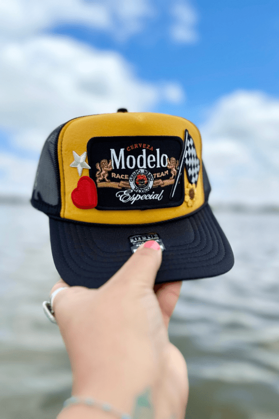 ONE OF A KIND “Modelo” Trucker Hat Wild Bohemian 