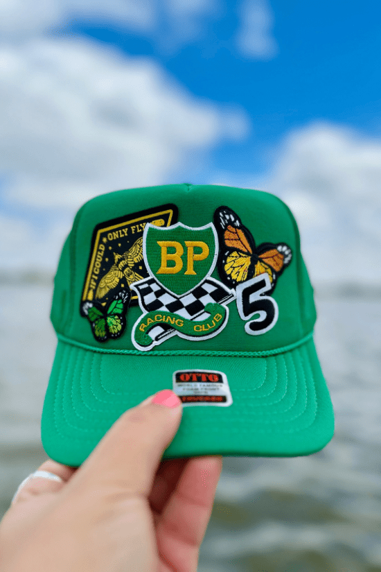 ONE OF A KIND “Racing Club” Trucker Hat Wild Bohemian 