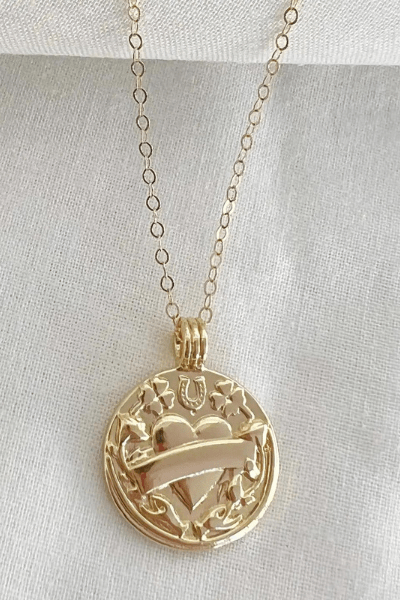 14k Gold Filled Lucky Lady Necklace Wild Bohemian 