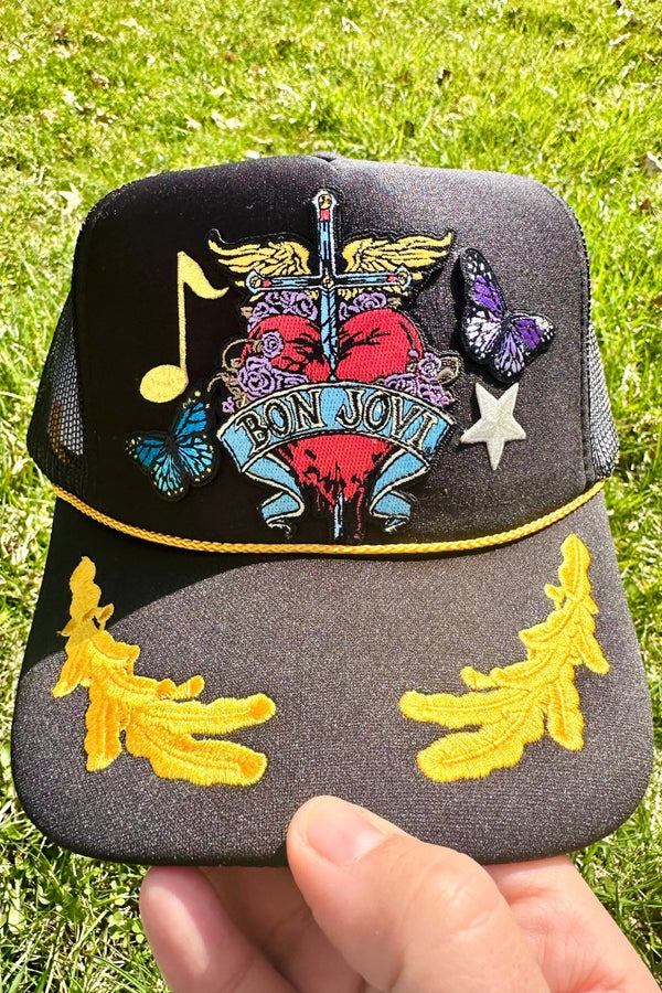 ONE OF A KIND Bon Jovi Trucker Hat Wild Bohemian 