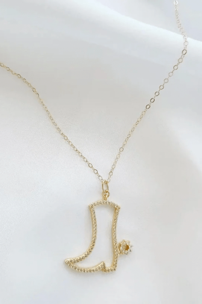14k Gold Filled Nashville Cowgirl Necklace Wild Bohemian 