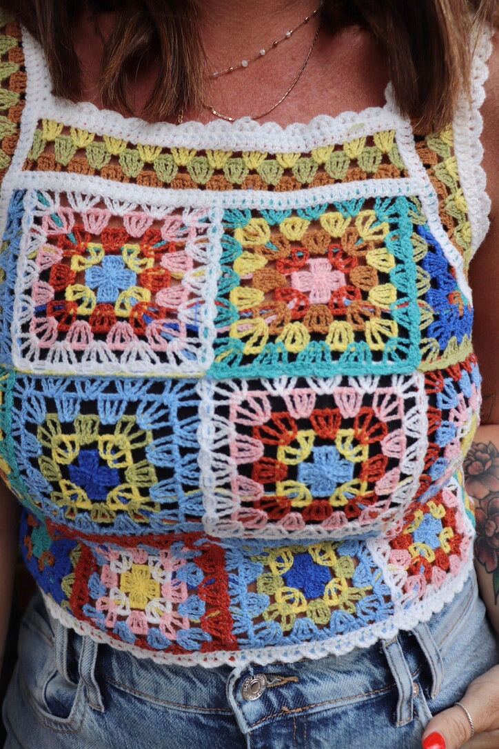 Bailey Crochet Crop Tank Wild Bohemian 