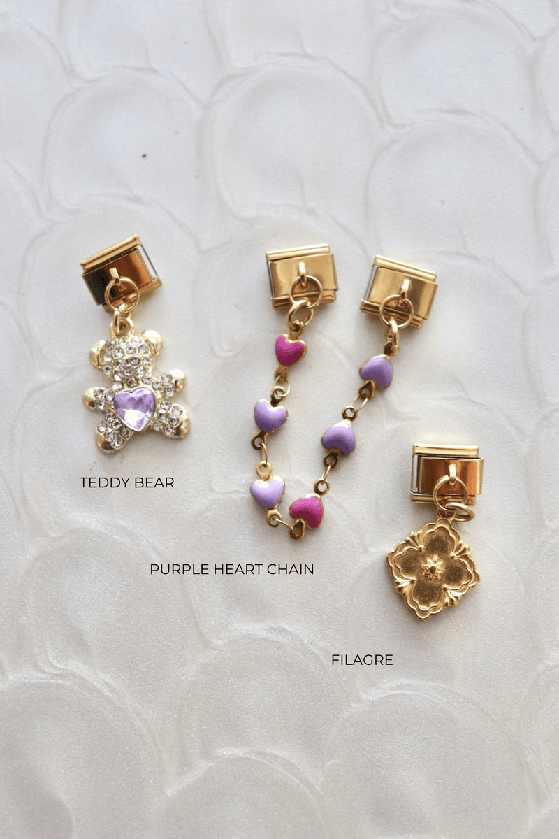 Italian Charms | LAVENDER GIRL ITALIAN CHARM BAR LAMOON 