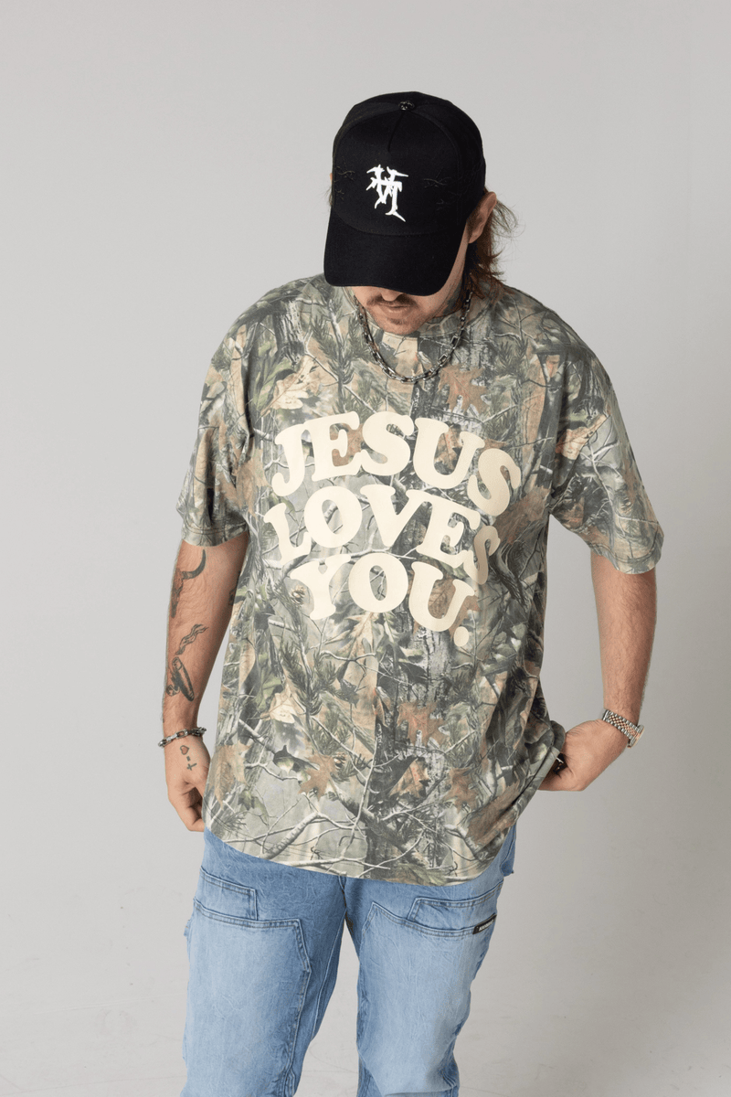 Jesus Loves You Camo Tee TOPS JesusLovesYou Co 