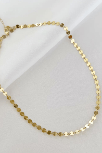 14k Gold Filled Luxe Sequin Chain Wild Bohemian 