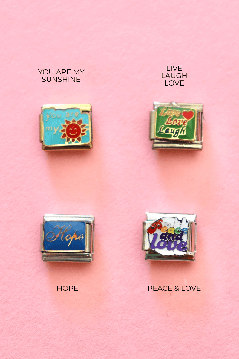 Italian Charms | LOVE ITALIAN CHARM BAR LAMOON PEACE + LOVE 