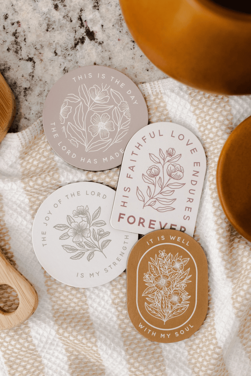Floral Christian Magnet Set GIFT Daily Grace Co 