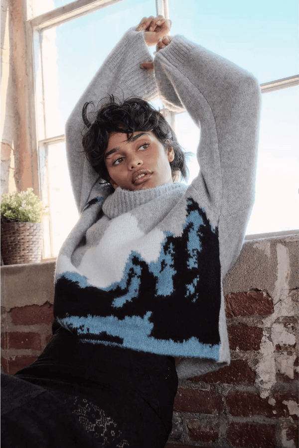 Rockies Mock-neck Sweater TOPS Promesa 