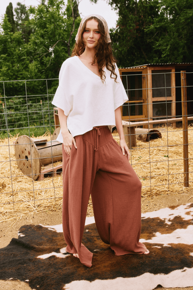 Brenna Wide Legs Pants PANTS BUCKETLIST 