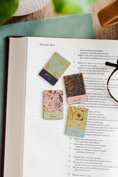 "Dwell" Magnetic Bookmarks - Gold Foil Wild Bohemian 
