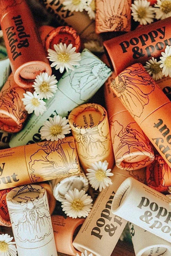 Poppy + Pout All Natural Lip Balms - RESTOCKED Wild Bohemian 