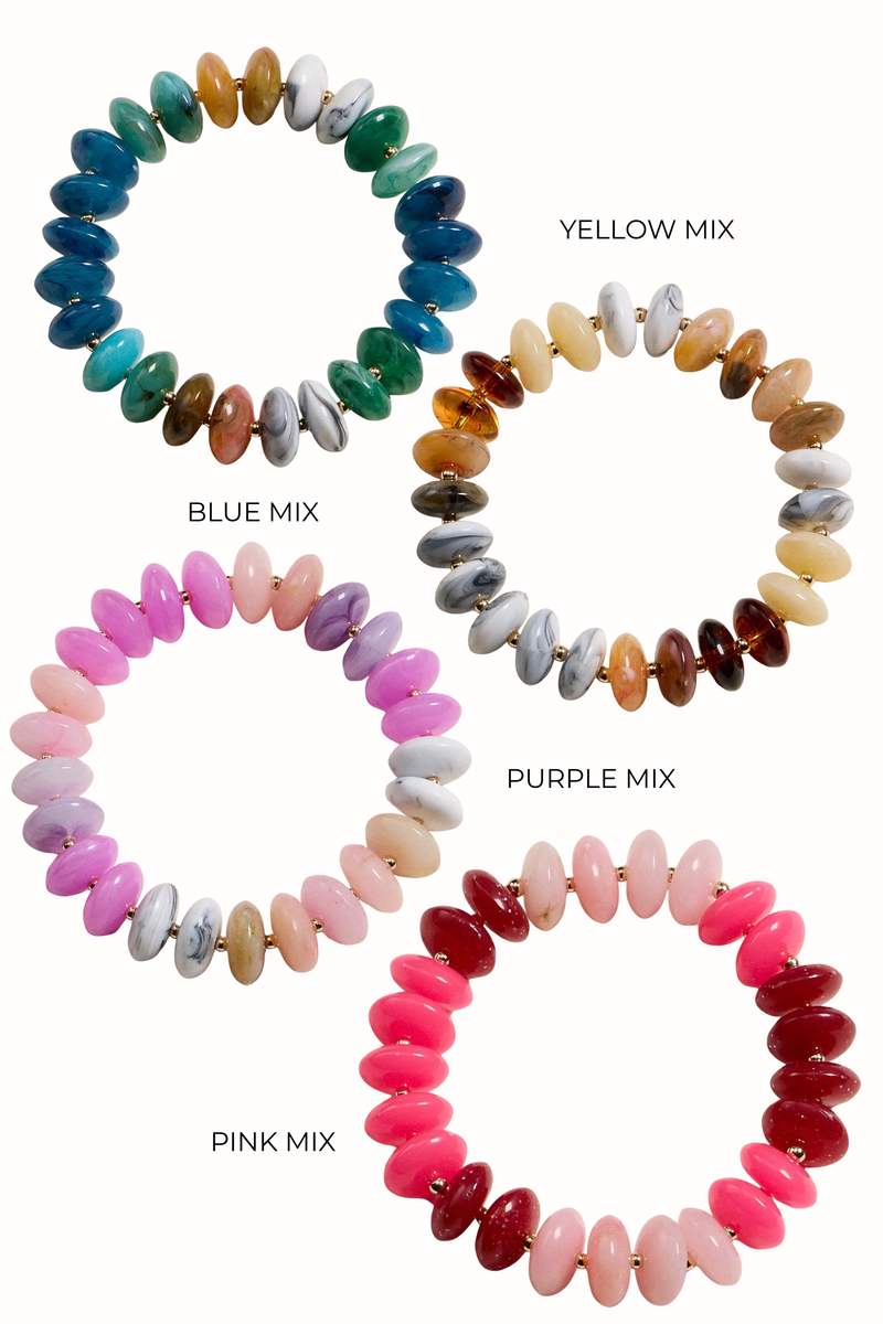 Ombre Resin Stretch Bracelets BRACELETS FREM 