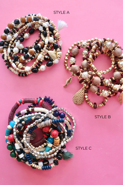 Winnie Bracelet Stacks - 3 Colors Wild Bohemian A 