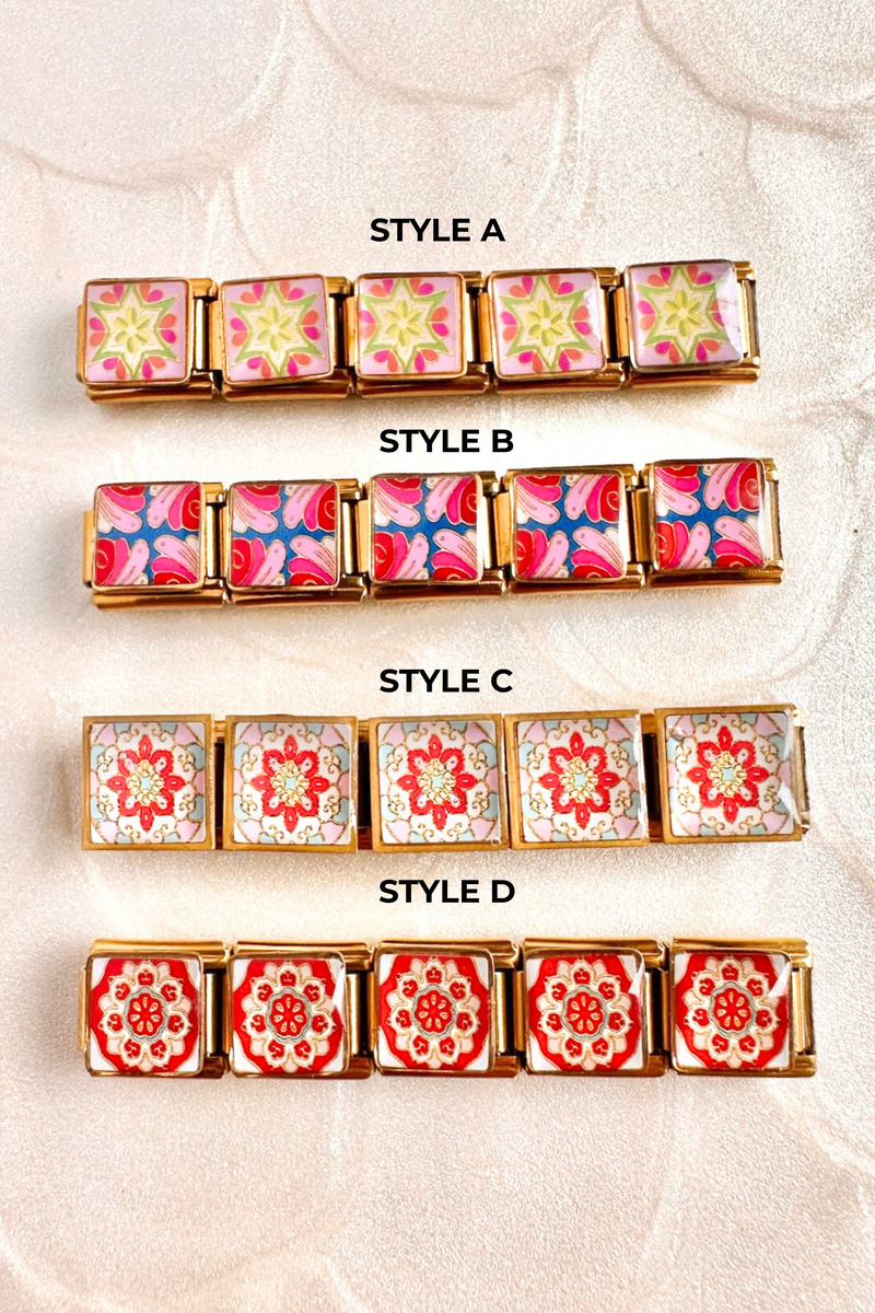 ITALIAN CHARM - Pink Quilt Mosaic Patterns – Wild Bohemian