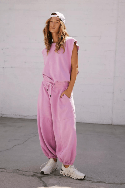 FREE PEOPLE Throw & Go Jumpsuit in Cherry Blossom Wild Bohemian 