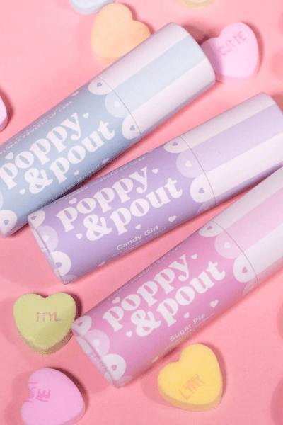 Poppy & Pout LIMITED EDITION Valentines Day Lip Balm Wild Bohemian 