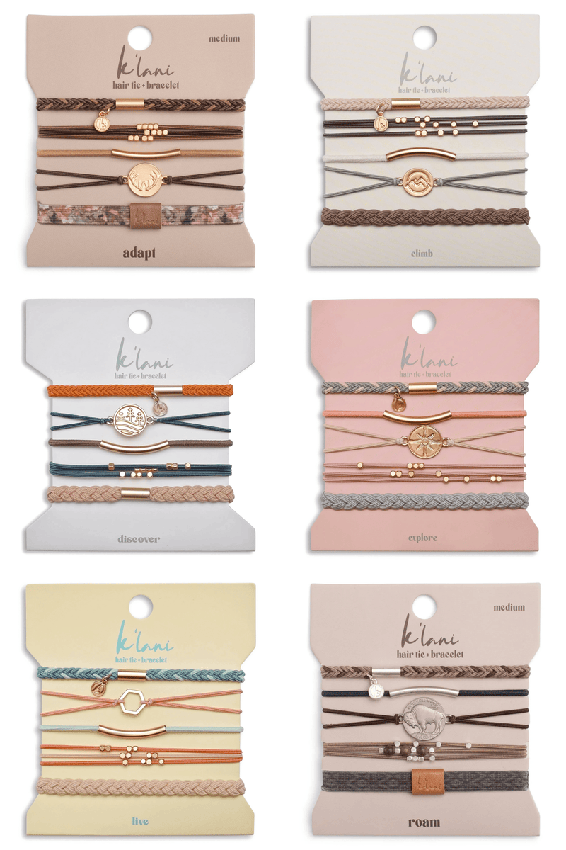 Hair Tie Bracelet Sets HAIR ACCESSORIES K'LANI 