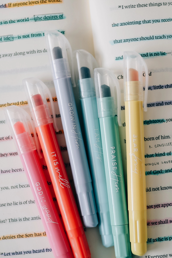 Pastel Bible Highlighters GIFT Daily Grace Co 