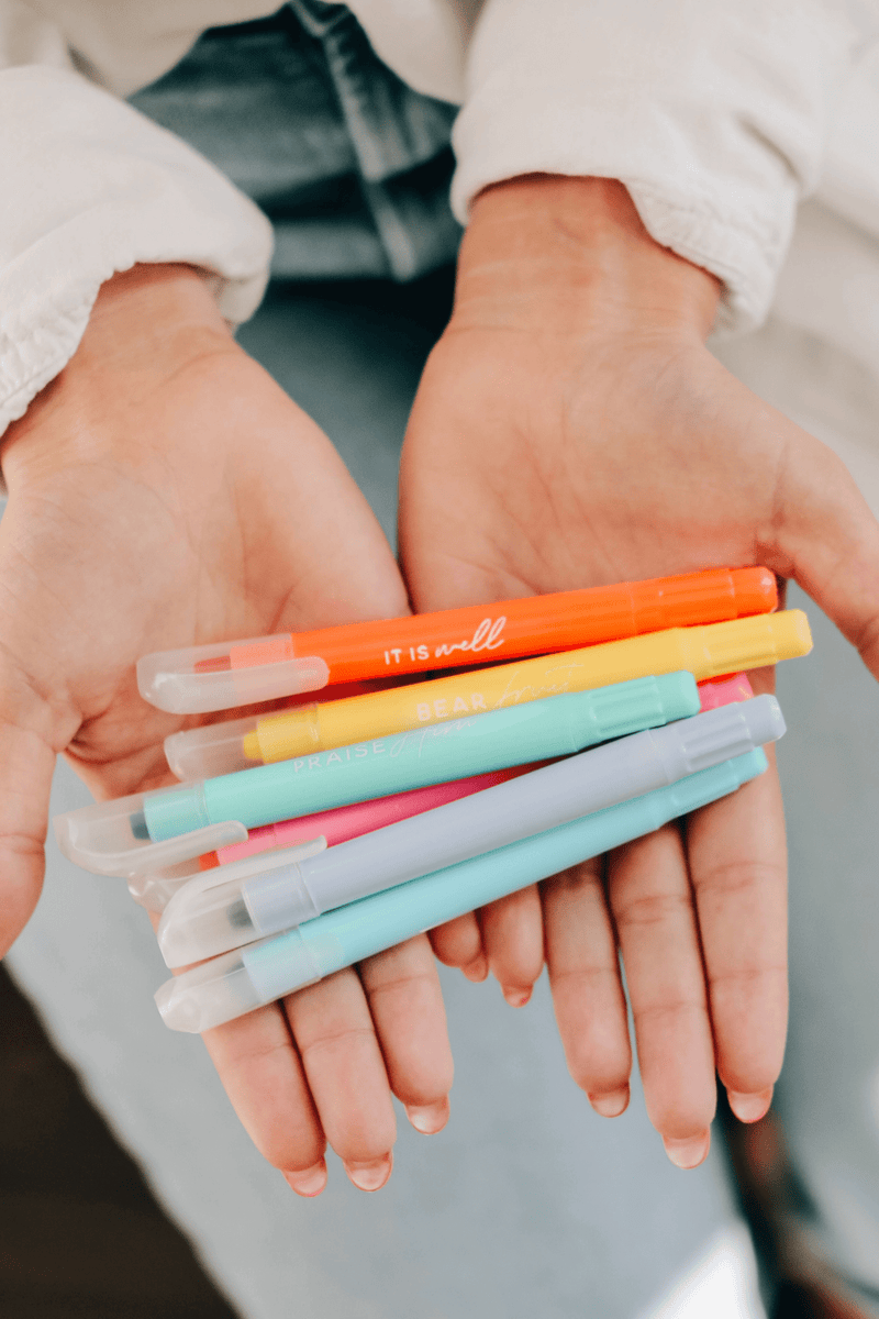 Pastel Bible Highlighters GIFT Daily Grace Co 