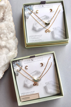 Celestial Necklace & Earrings Set Wild Bohemian 