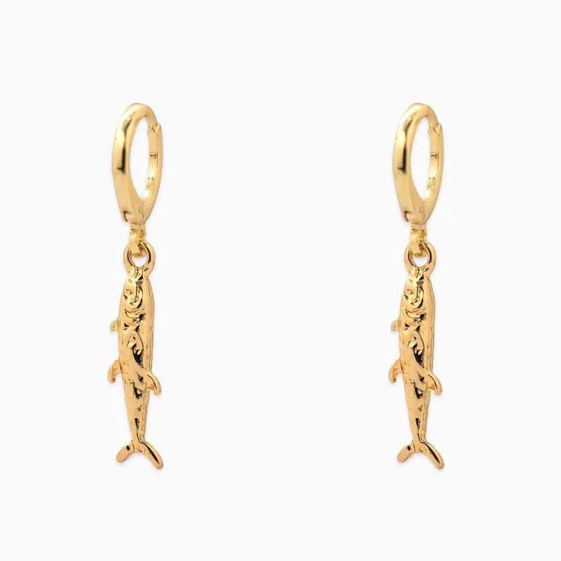 Sea Life Huggie Hoop Earrings Wild Bohemian 
