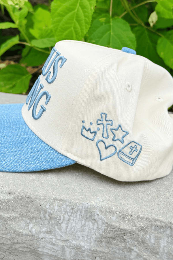 Jesus is King Hat Trucker Poppy + Pine 