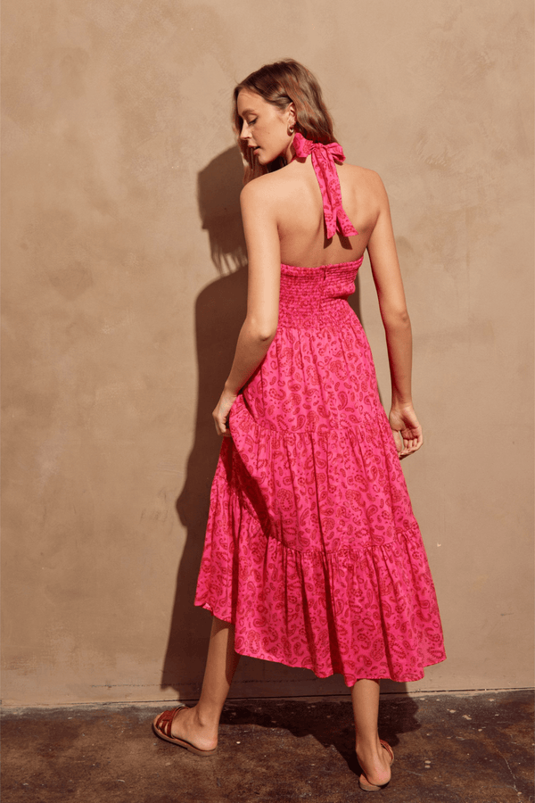 Watermelon Sugar Halter Dress Wild Bohemian 