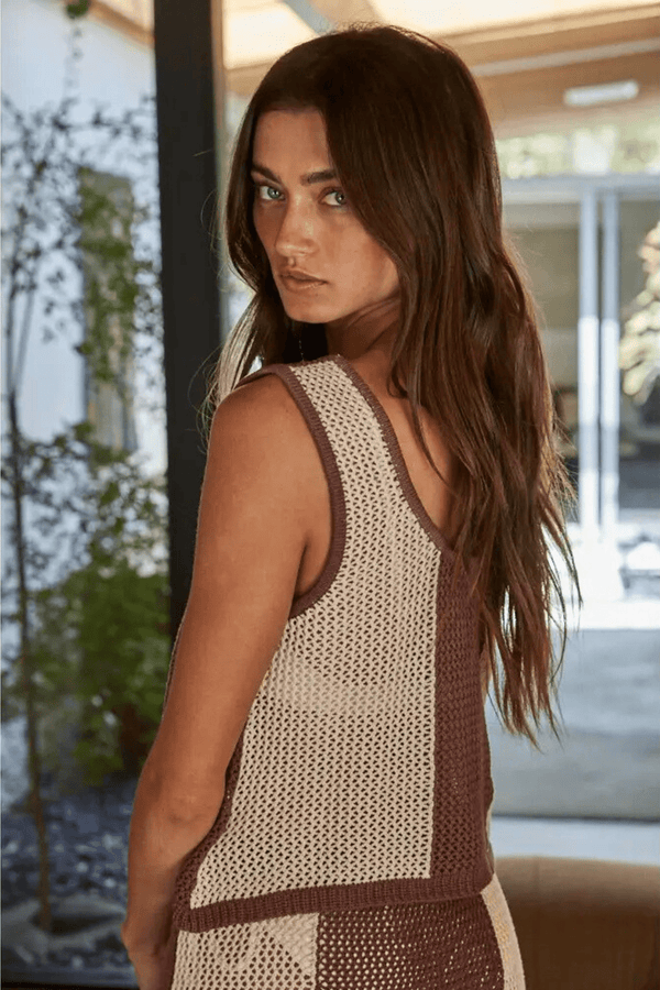 Mocha Mesh Tank TOPS bytogether 