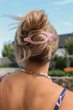 Flat-Back Hair Claws - Polka Dots Wild Bohemian 