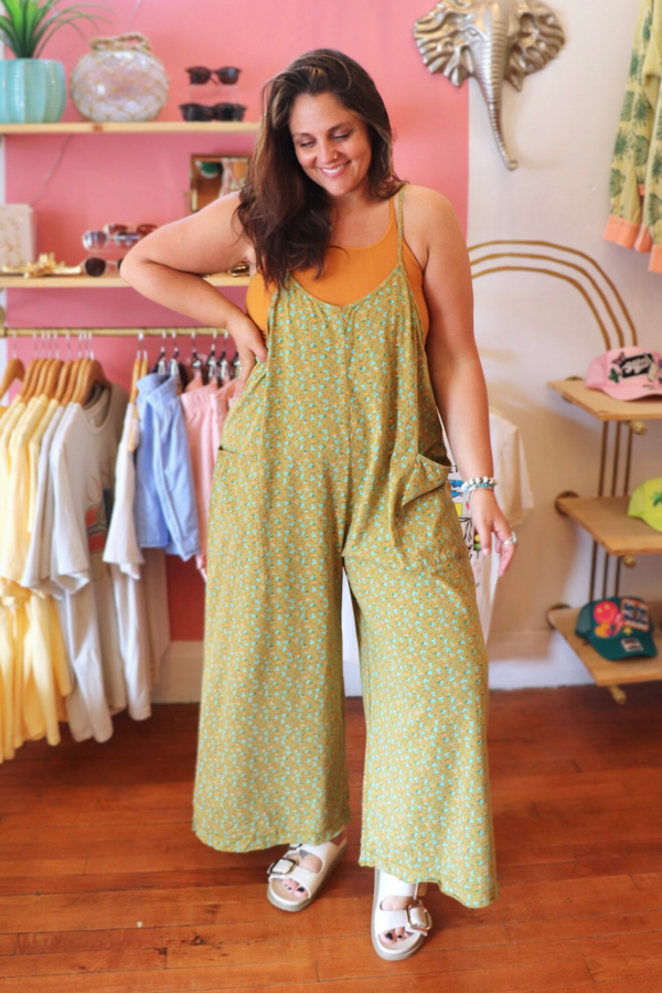 Magnolia Jumpsuit in Kiwi Wild Bohemian 