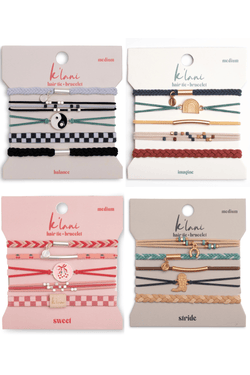 Hair Tie Bracelet Sets HAIR ACCESSORIES K'LANI BALANCE 