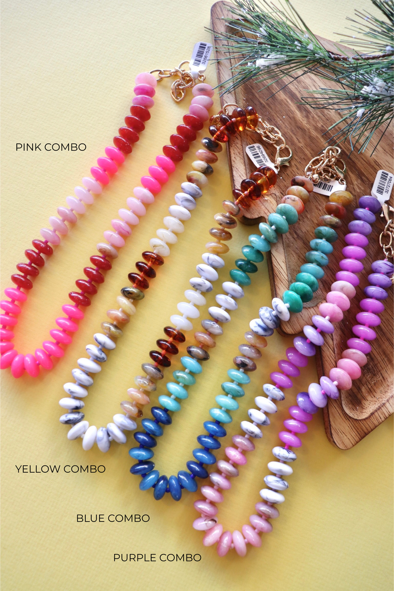 Ombre Resin Necklaces NECKLACES FREM 