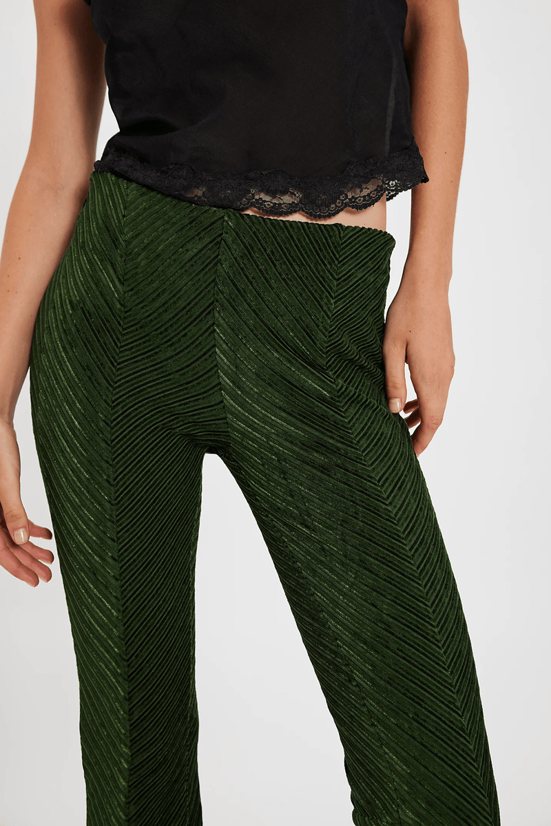 Penny Pull On Velvet Flares - Free People PANTS Free People 