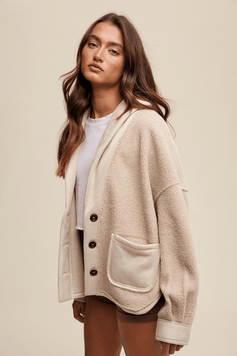 Cozy Cardigan in Taupe OUTERWEARS Listicle 