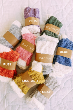 Plush Socks Wild Bohemian MUSTARD 