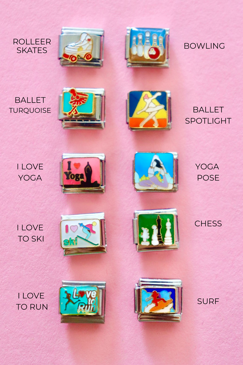Italian Charms | HOBBIES ITALIAN CHARM BAR LAMOON BOWLING 