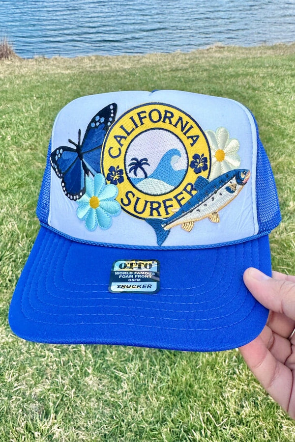 ONE OF A KIND “California Surfer” Trucker Hat Wild Bohemian 