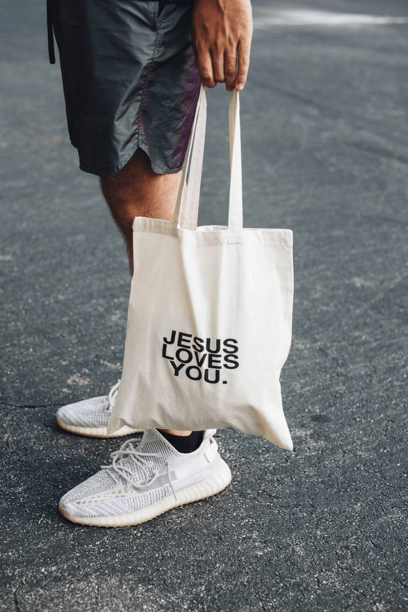 Jesus Loves You Tote Bag BAGS JesusLovesYou Co 