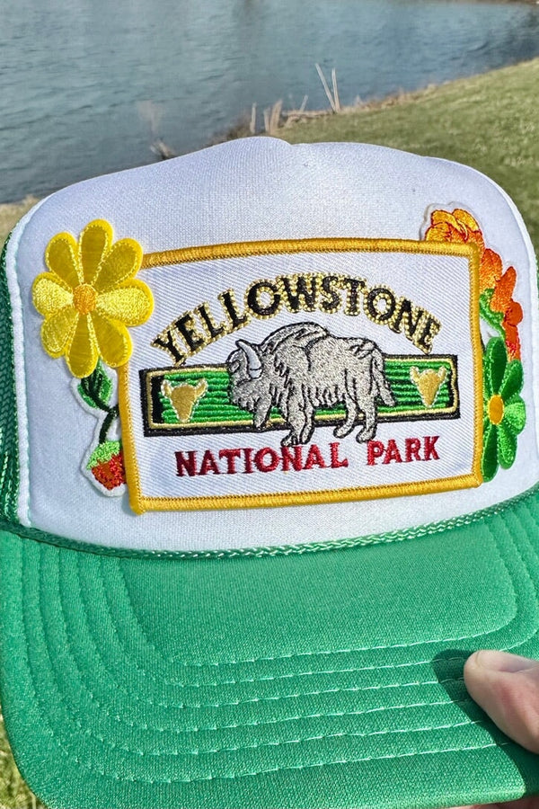 ONE OF A KIND “Yellowstone National Park” Trucker Hat Wild Bohemian 