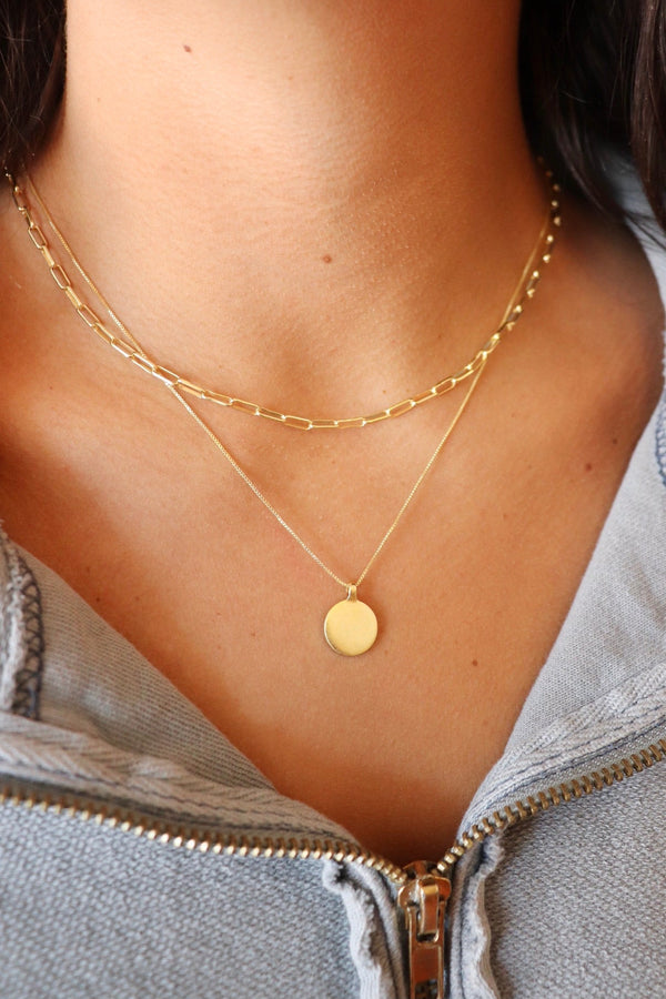 Layered Coin Necklace Wild Bohemian 