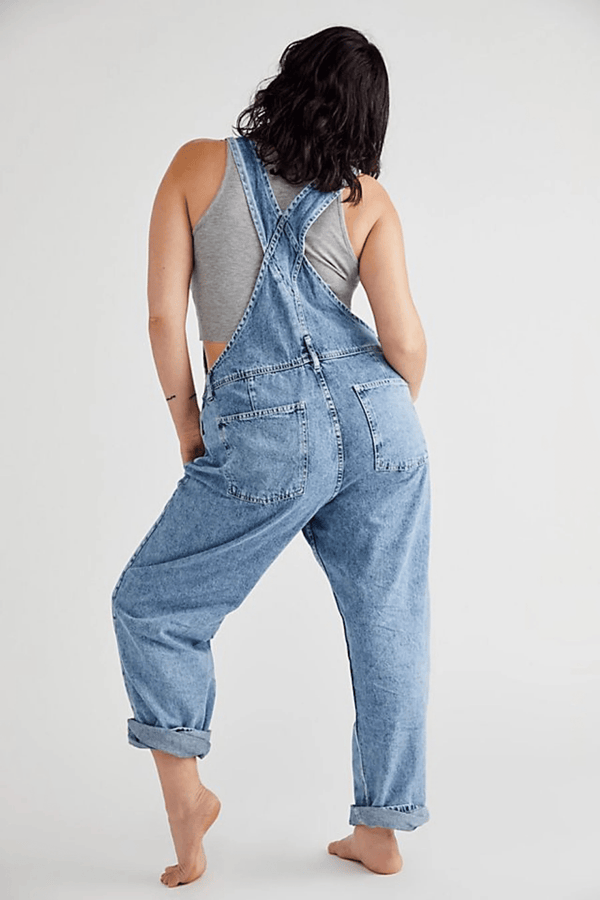 FREE PEOPLE Ziggy Overalls in Powder Blue - RESTOCKED Wild Bohemian 