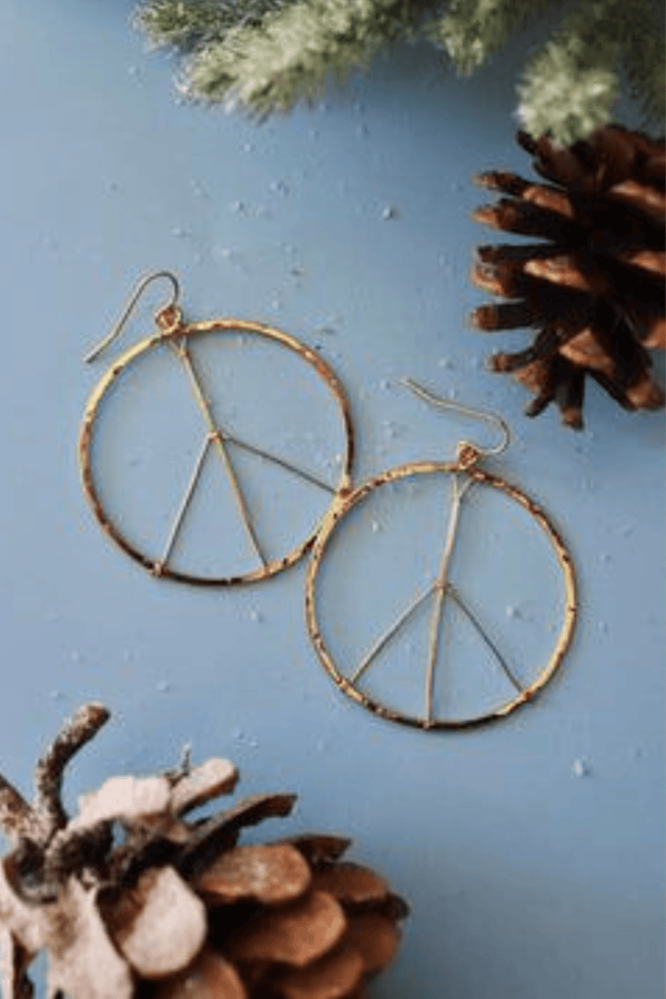 Peace on Earth Hoops Wild Bohemian 