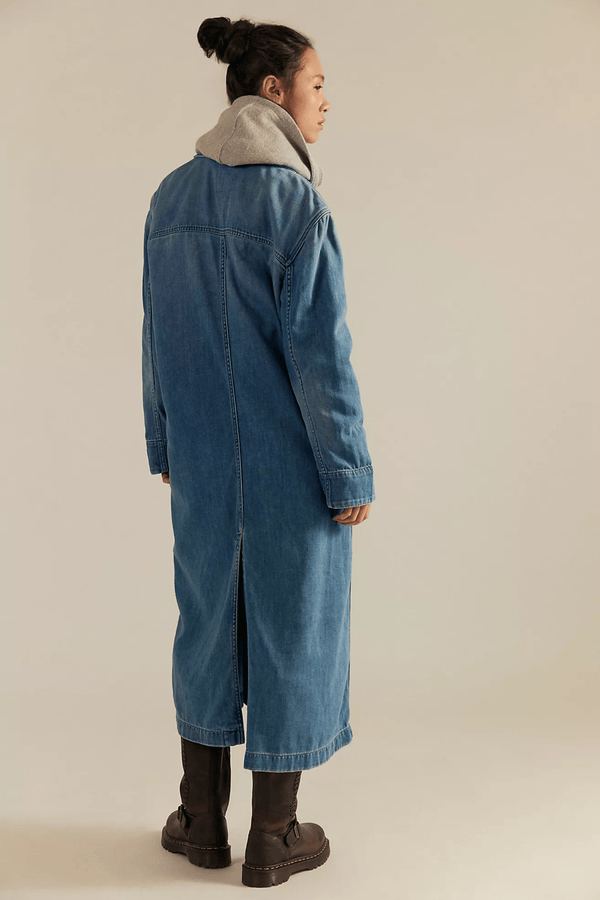Monique Indigo Duster Coat - Free People OUTERWEARS Free People 