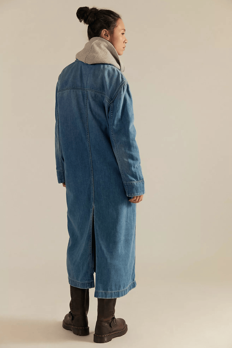 Monique Indigo Duster Coat - Free People OUTERWEARS Free People 