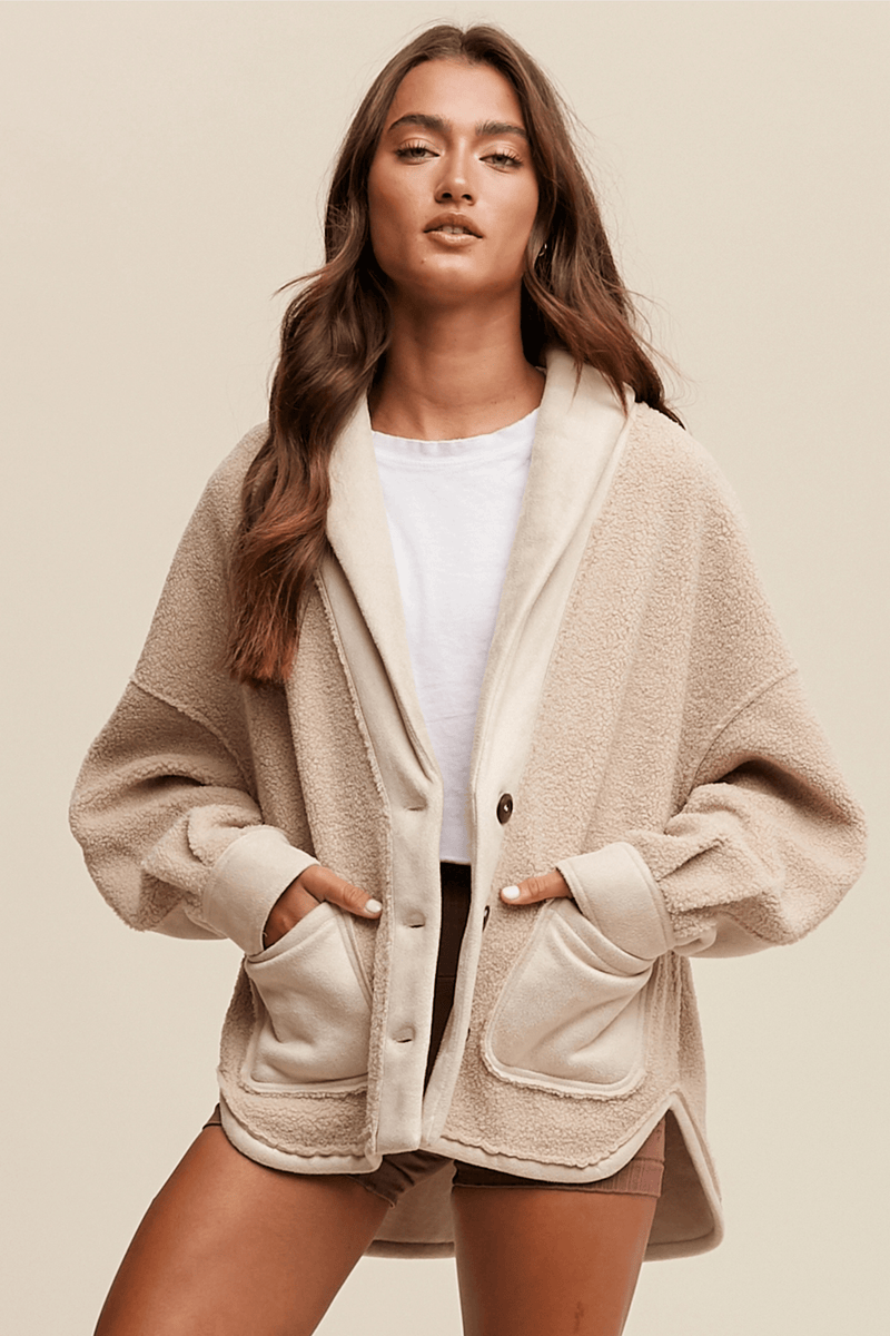 Cozy Cardigan in Taupe OUTERWEARS Listicle 